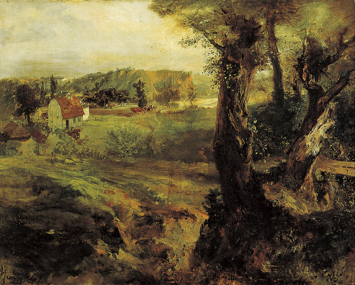  Adolpyh Von Menzel —— 柏林近郊克鲁茨堡的风景